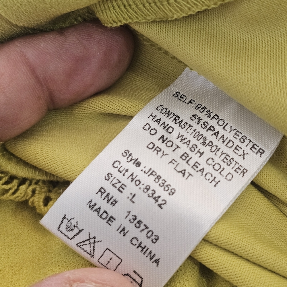 Valentine Crochet Ruffle and Bell Sleeve Jumpsuit Size Large Elegant Romantic - Picture 11 of 14